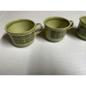 Set Of 3‎ Vintage  Taylor Smith & Taylor Oasis Green Shades of Grandeur Cup MCM